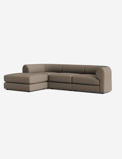 Sergio Modular Sectional Sofa With Ottoman