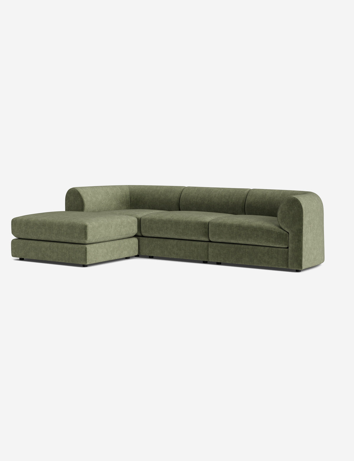 Sergio Modular Sectional Sofa With Ottoman