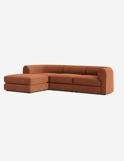 Sergio Modular Sectional Sofa With Ottoman