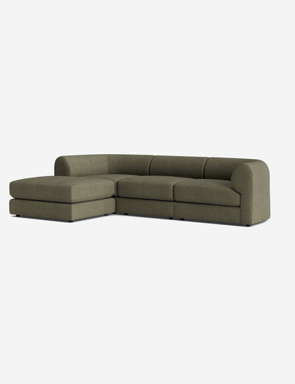 Sergio Modular Sectional Sofa With Ottoman