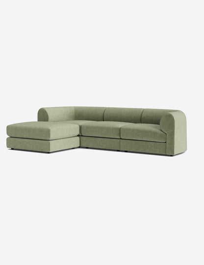 Sergio Modular Sectional Sofa With Ottoman