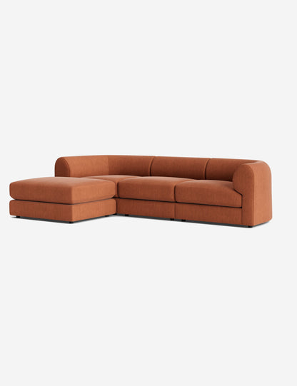Sergio Modular Sectional Sofa With Ottoman