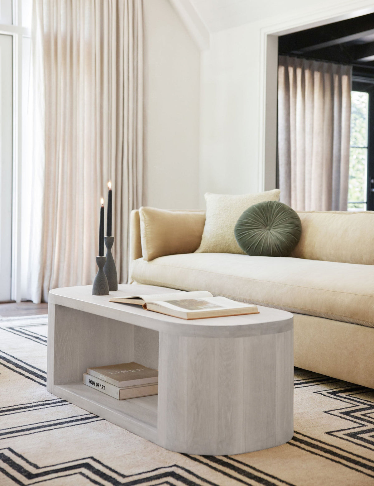 Luna Oval Coffee Table