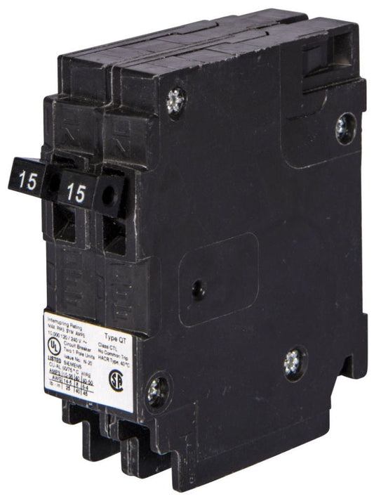 BREAKER 15/15A 1P 120V 10K MH-T NON-CTL