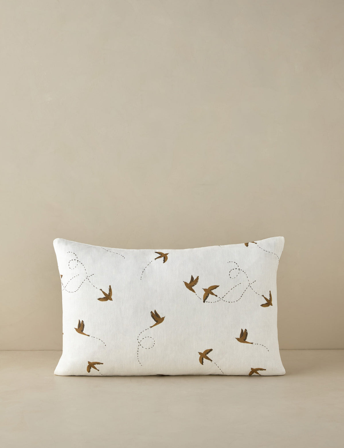 Sparrow Linen Pillow by Rylee + Cru