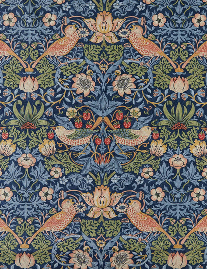 Strawberry Thief Cotton Fabric by Morris & Co.