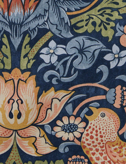 Strawberry Thief Cotton Fabric by Morris & Co.