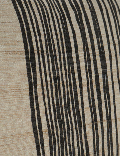 Striations Silk Pillow by Élan Byrd