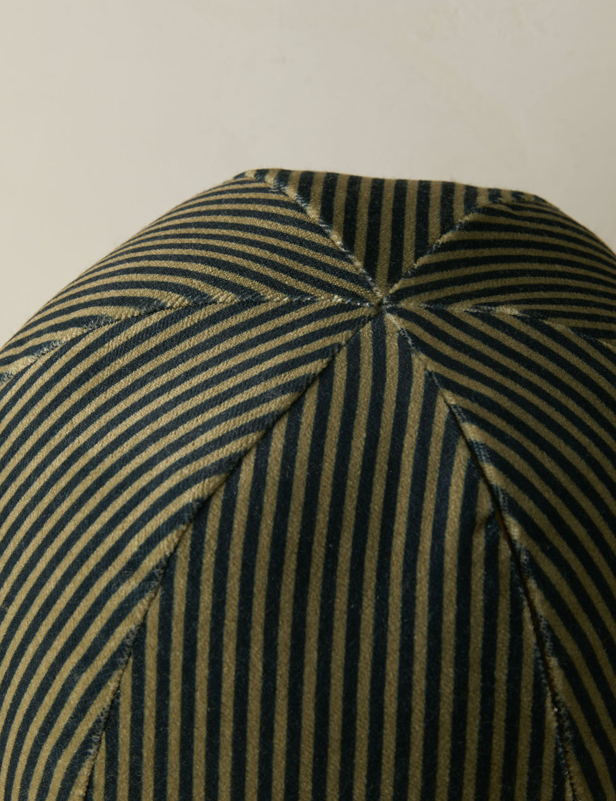 Striped Velvet Ball Pillow by Sarah Sherman Samuel