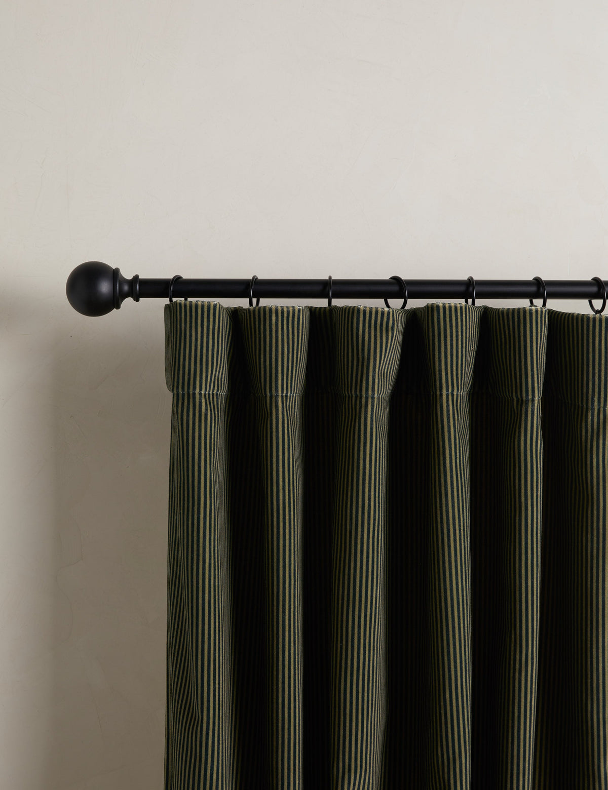 Striped Velvet Curtain Panel by Sarah Sherman Samuel