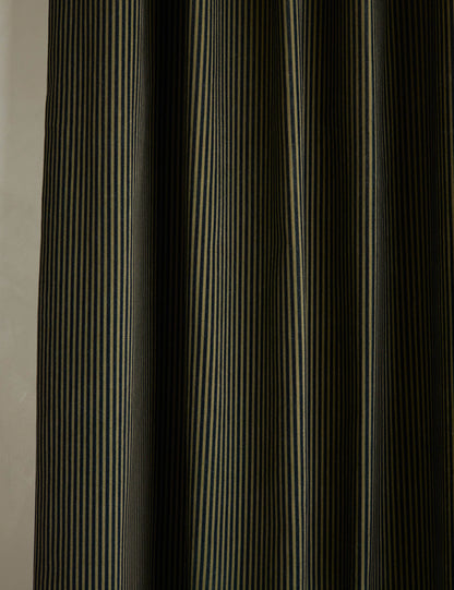 Striped Velvet Curtain Panel by Sarah Sherman Samuel