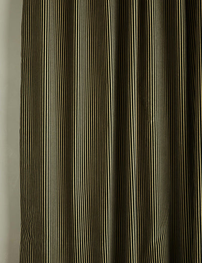 Striped Velvet Curtain Panel by Sarah Sherman Samuel