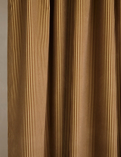 Striped Velvet Curtain Panel by Sarah Sherman Samuel