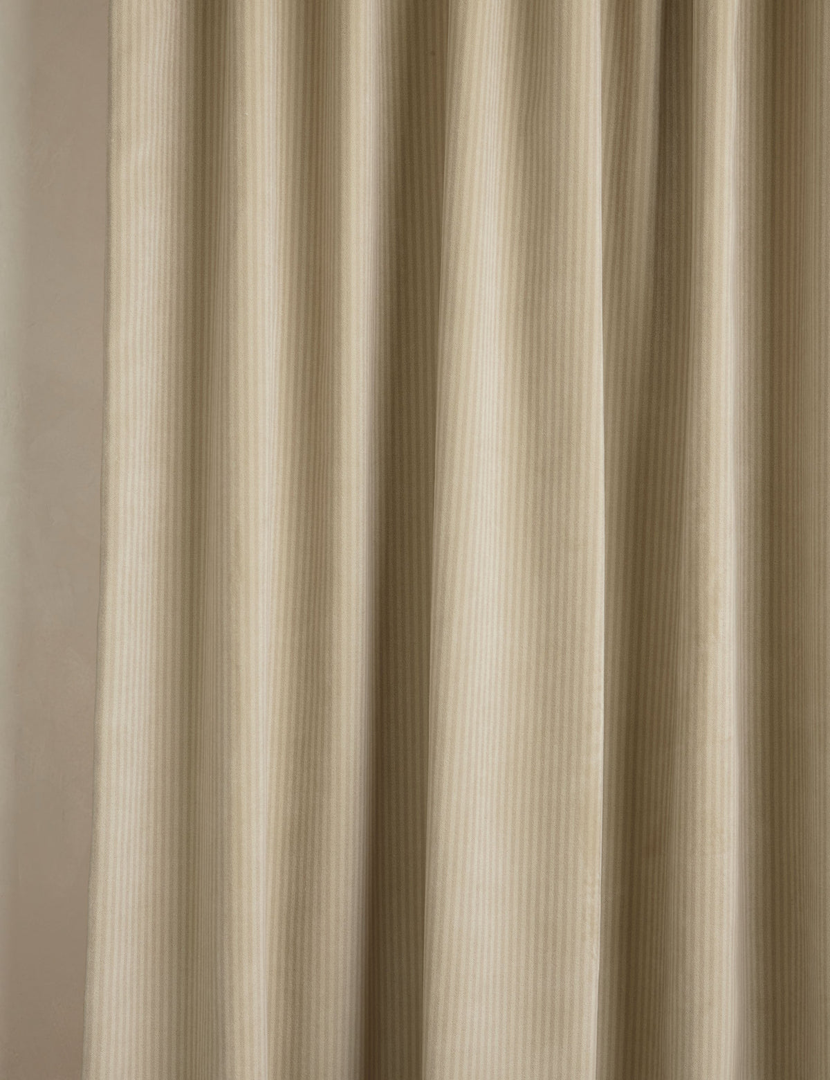 Striped Velvet Curtain Panel by Sarah Sherman Samuel
