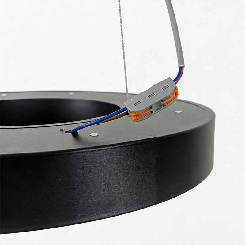 [Open-Box]LED Pendant Ring Ceiling Light Modern Metal Acrylic Light