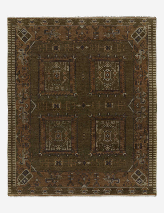 Tahj Hand-Knotted Wool Rug
