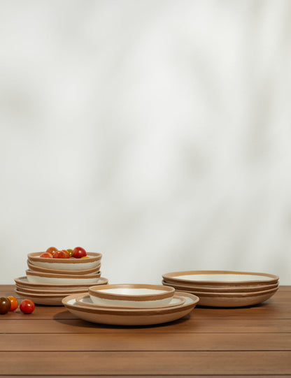 Tara Melamine Dinnerware (12-Piece Set)