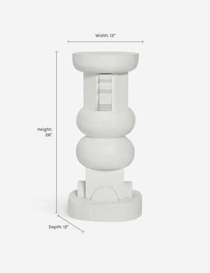 Toivo Pedestal by Sarah Sherman Samuel