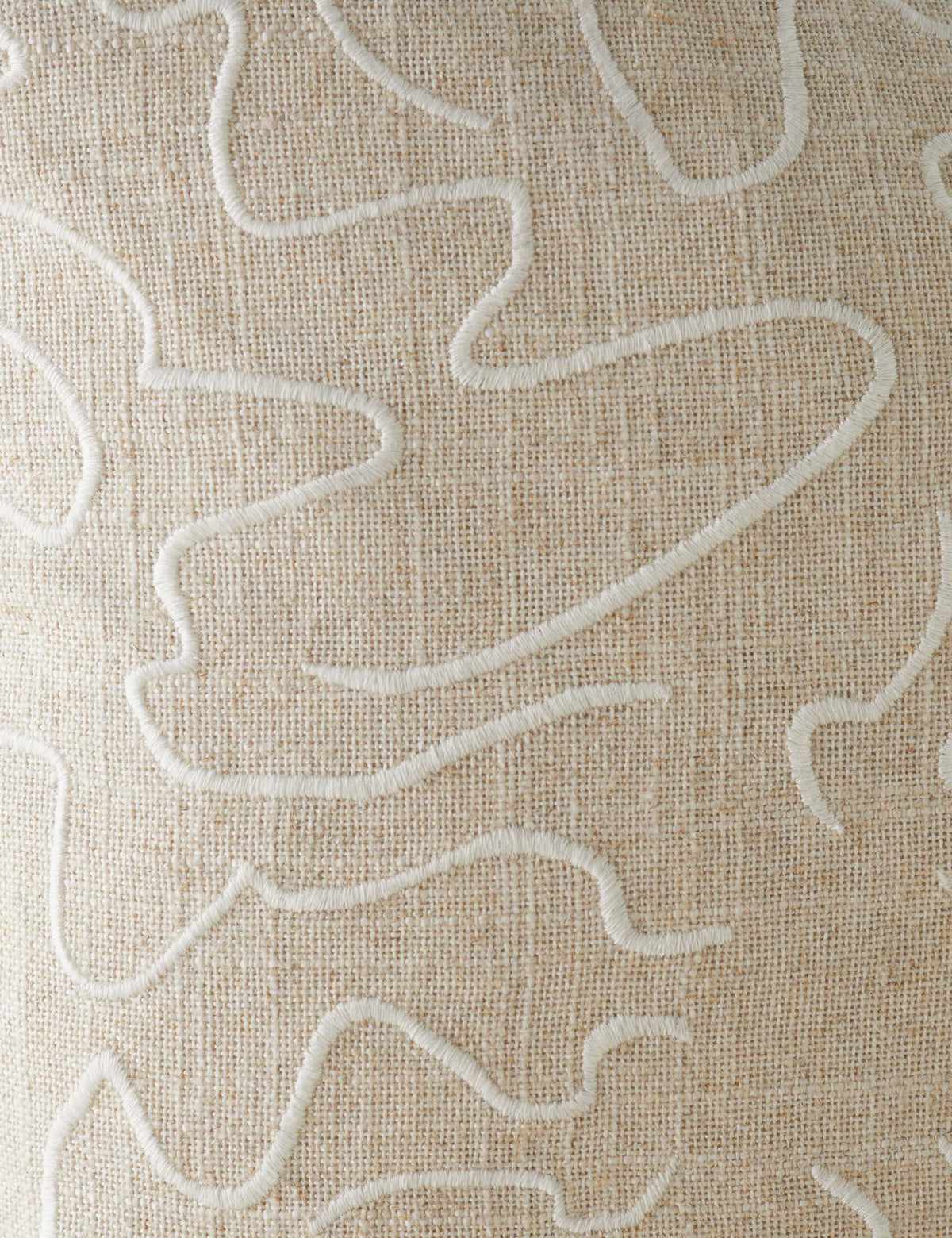 Topos Embroidered Pillow by Élan Byrd