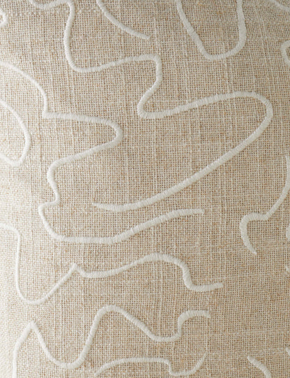 Topos Embroidered Pillow by Élan Byrd