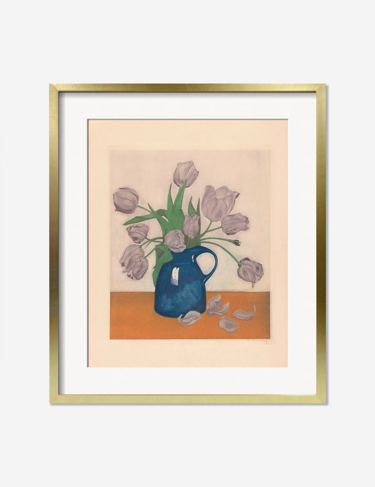 Tulips in a Pitcher Print by Frans Everbag
