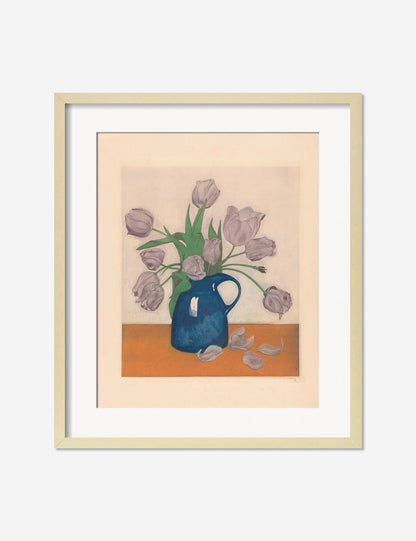 Tulips in a Pitcher Print by Frans Everbag