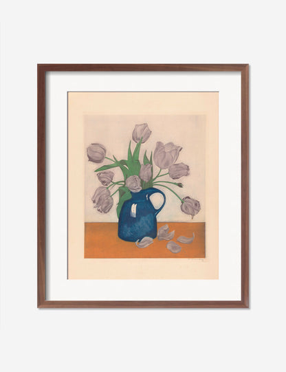 Tulips in a Pitcher Print by Frans Everbag