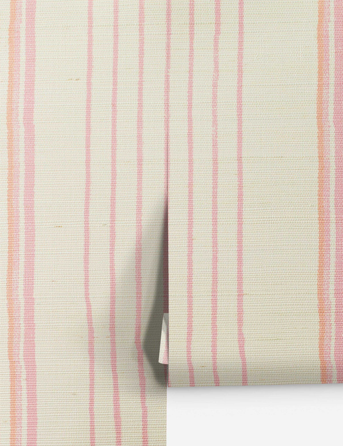 Two Tone Stripe Grasscloth Wallpaper By Nathan Turner