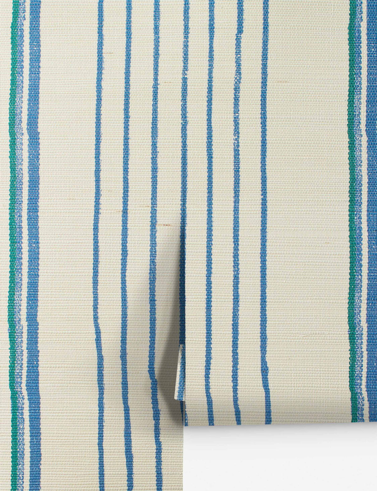 Two Tone Stripe Grasscloth Wallpaper By Nathan Turner