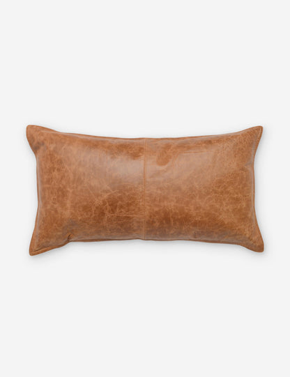 Sabrea Leather Lumbar Pillow