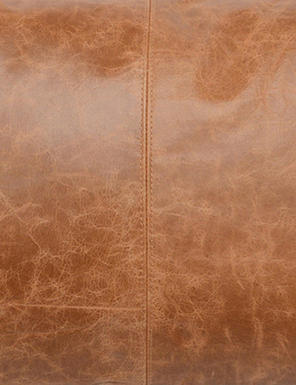 Sabrea Leather Lumbar Pillow