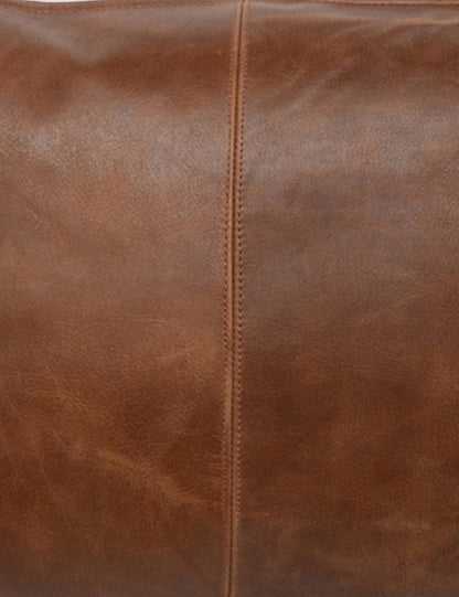 Sabrea Leather Lumbar Pillow