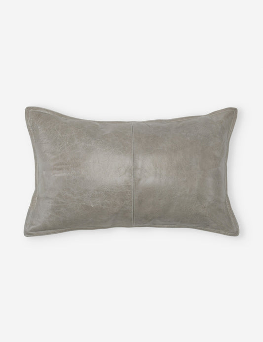 Sabrea Leather Lumbar Pillow