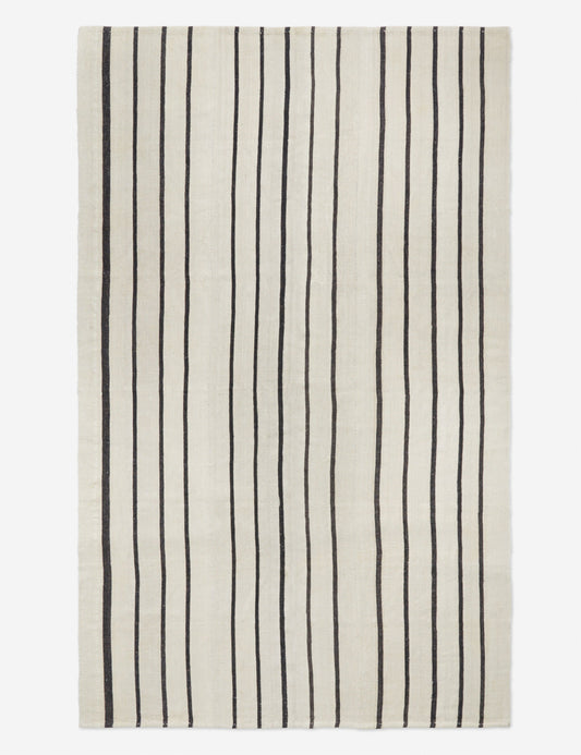 Vintage Kilim Flatweave Wool Rug No. 38, 6'3" x 10'12"
