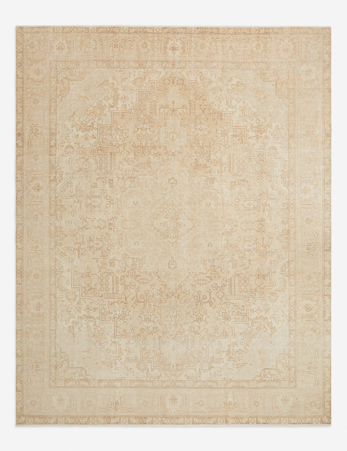 Vintage Turkish Hand-Knotted Wool Rug No. 264, 9'9" x 12'8"