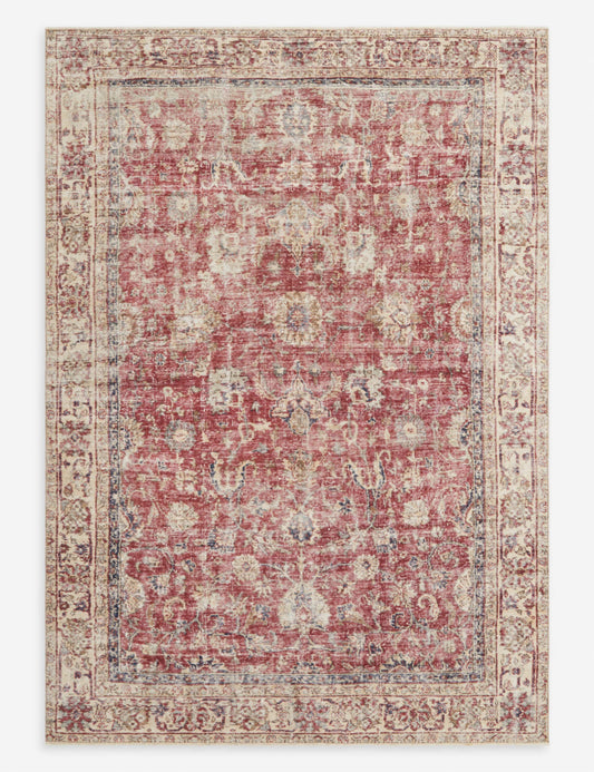 Vintage Turkish Hand-Knotted Wool Rug No. 291, 5'6" x 8'6"