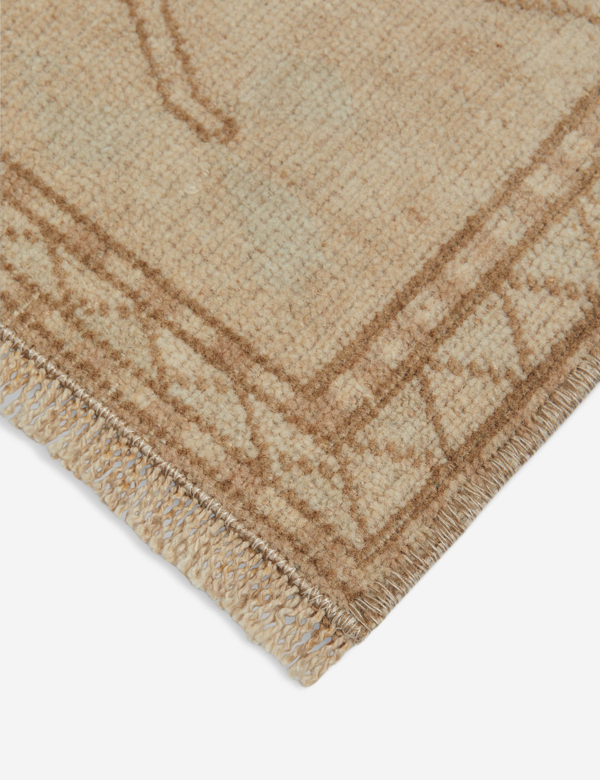 Vintage Turkish Hand-Knotted Wool Rug No. 320, 5'3" x 8'2"