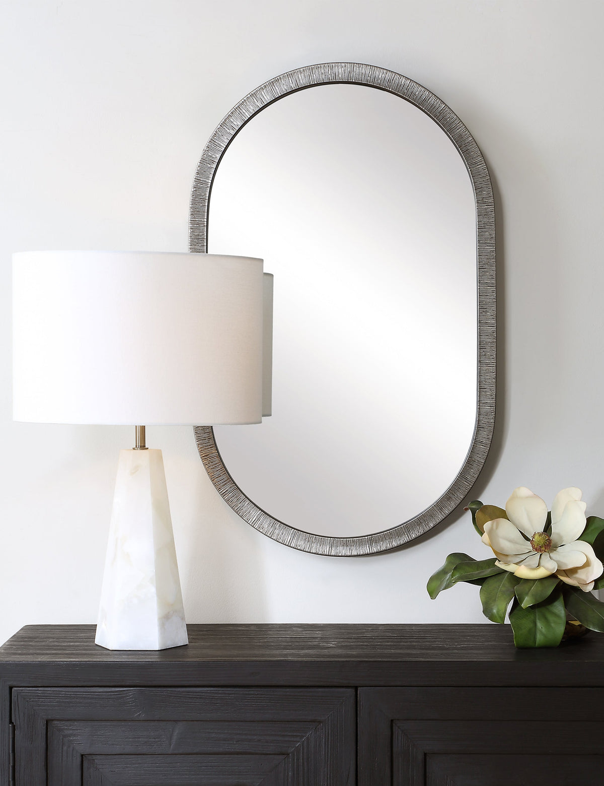 Benga Oval Mirror