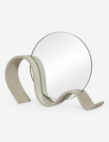 Wavee Table Mirror by SIN Ceramics