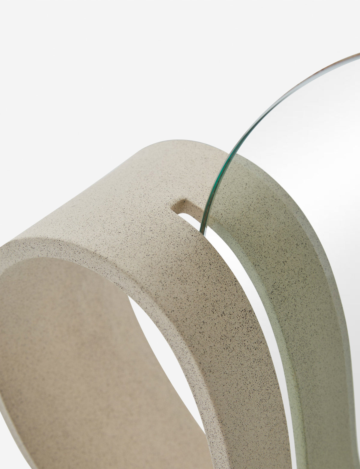 Wavee Table Mirror by SIN Ceramics