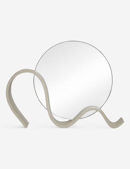Wavee Table Mirror by SIN Ceramics