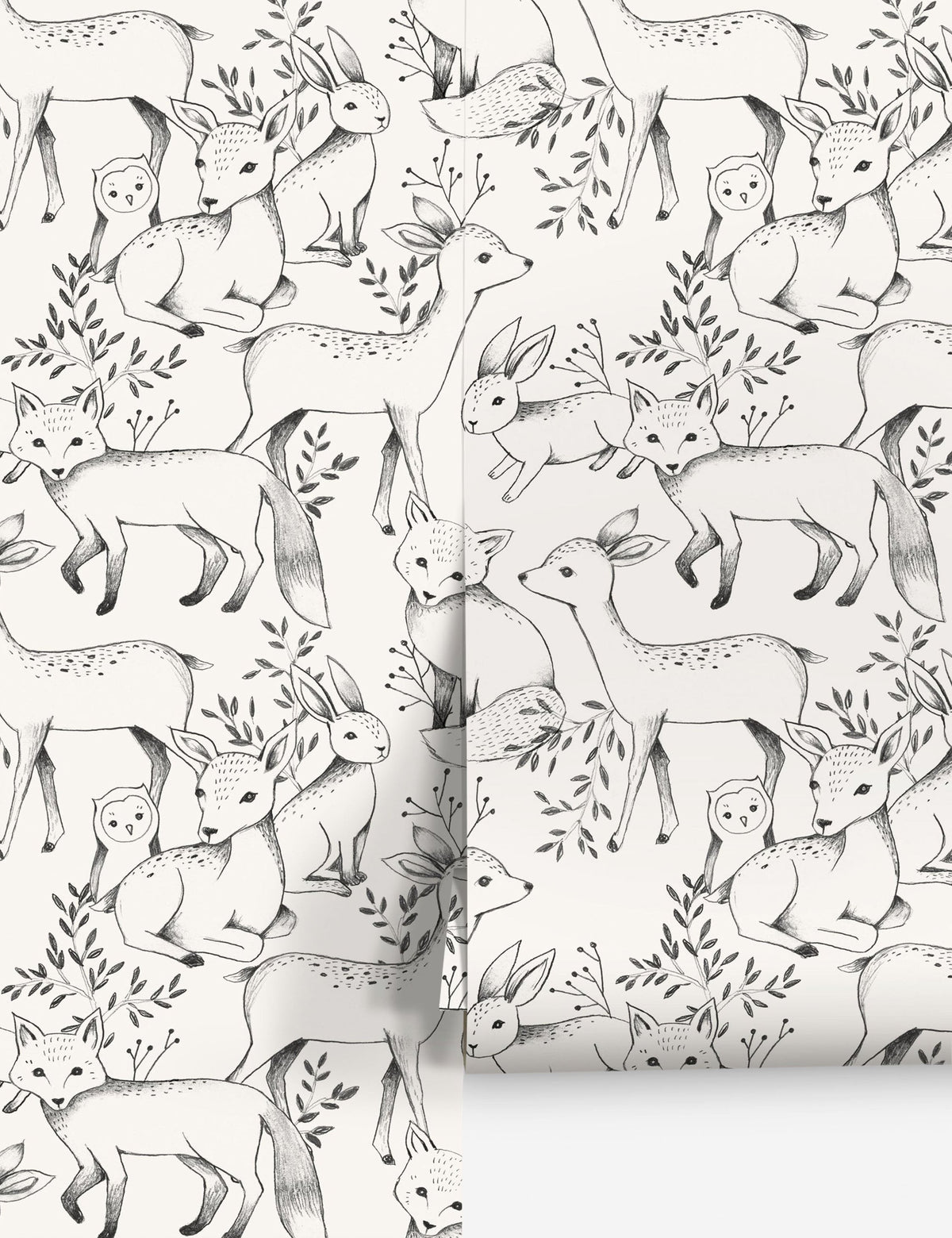 Woodland Wallpaper by Rylee + Cru