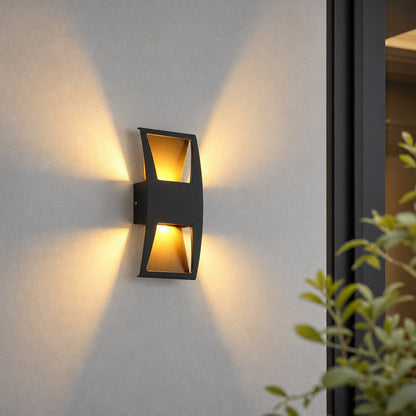 Wall Light 4 Way Modern Outdoor Waterproof Metal Light