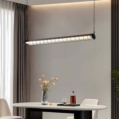 Vintage Style Pendant Lights Creative Long Strip Ceiling Light