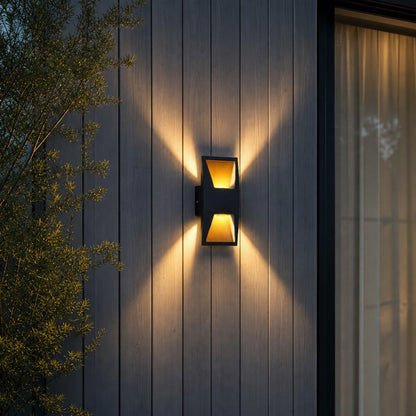 Wall Light 4 Way Modern Outdoor Waterproof Metal Light