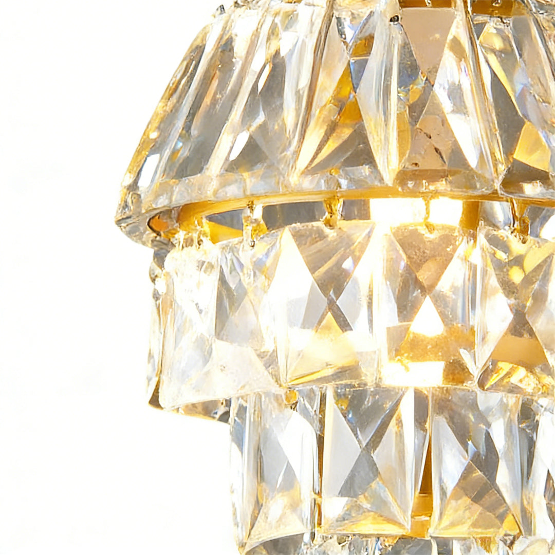 [Open-Box]Mini Crystal Pendant Light Modern Metal Ceiling Light