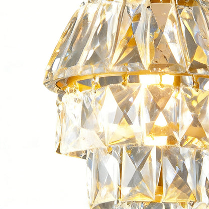 [Open-Box]Mini Crystal Pendant Light Modern Metal Ceiling Light