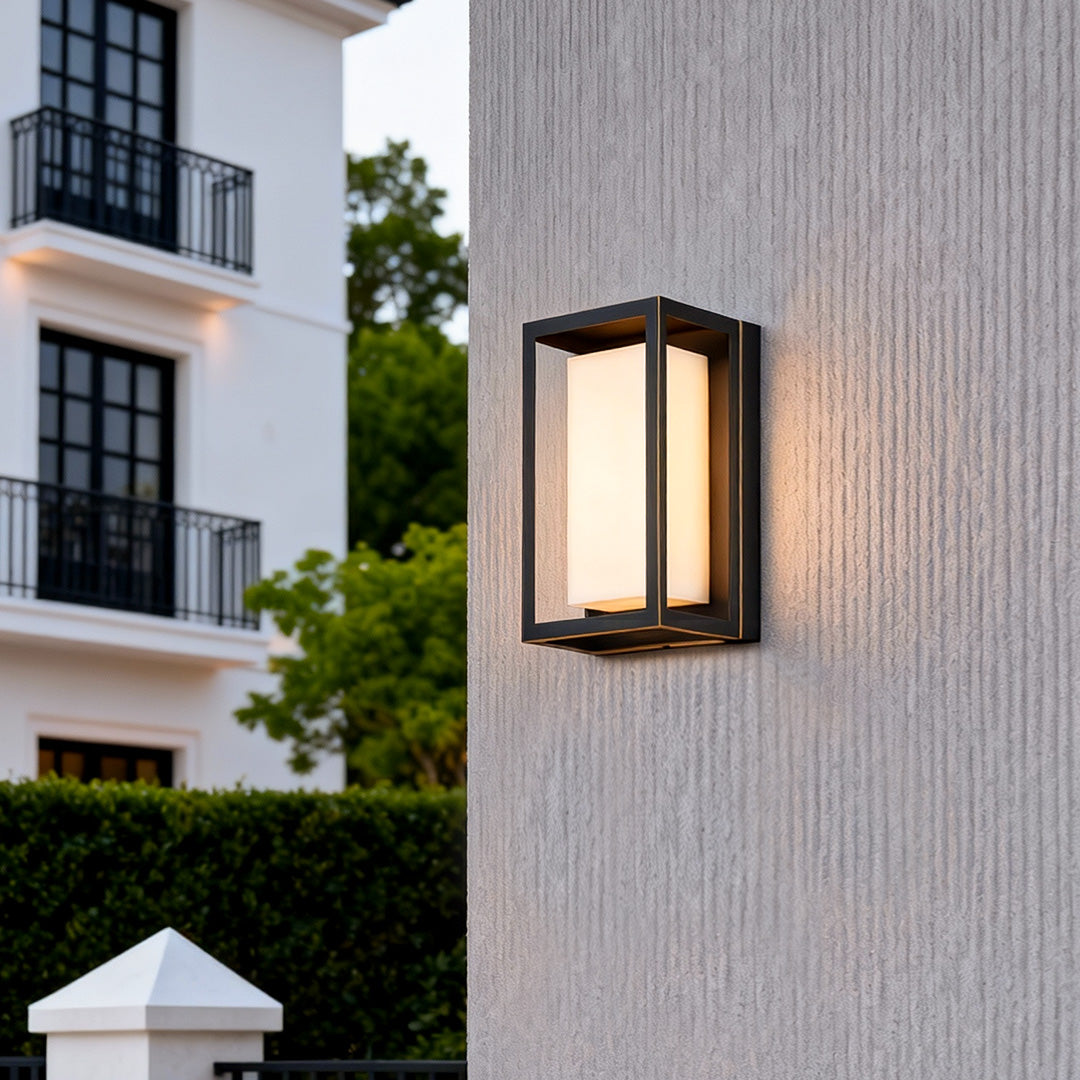 Wall Mounted Outdoor Light Minimalist Brass Garden Light
