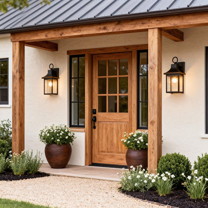 Wall Lighting Outdoor American Style Waterproof Brass Light