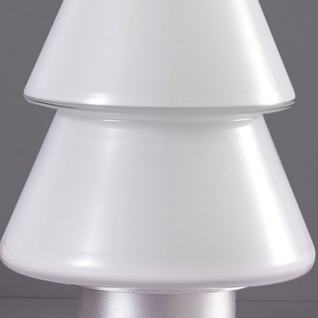White Contemporary Table Lamp Cedar Christmas Tree Table Lamp